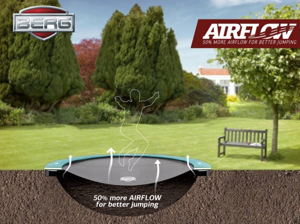 BERG FlatGround Champion 380 AIRFLOW PRO schwarz