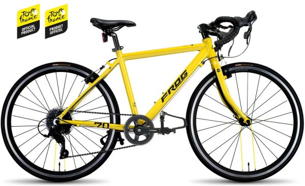 Frog Bikes Road 70 Tour de France GELB Kinderrennrad EINZELSTÜCK