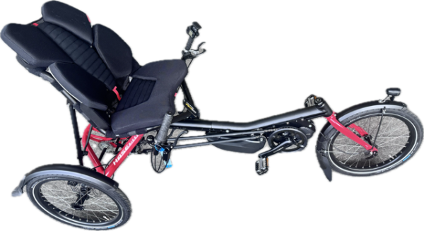 Hasebikes Trigo E mit Vario Sitz Comfort 630Wh