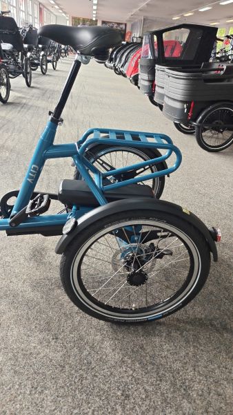 Huka City Dreirad Elektro 750Wh Akku blau