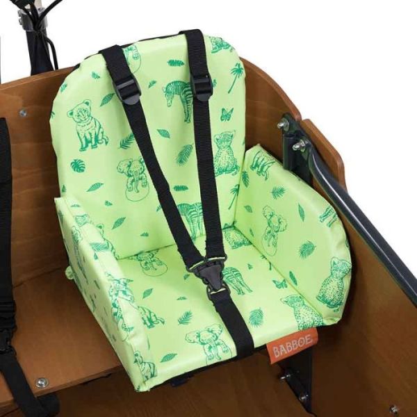 Babboe CHILDSEAT Safari Lime nach 18 Monaten