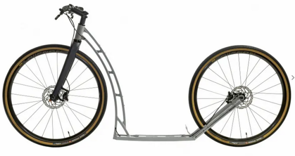 Mibo Alltrack Gravel SILVER GREY Tretroller 28/28