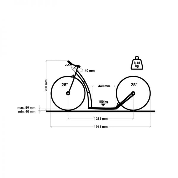 MIBO REVOO 28/28 Carbon Frontgabel black