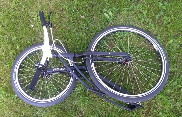 Mibo Split faltbar Tretroller weiss 26/20 KEIN VERSAND