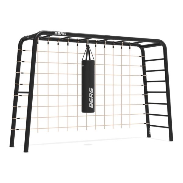 BERG Playbase Large TL mit Kletternetz und Boxsack