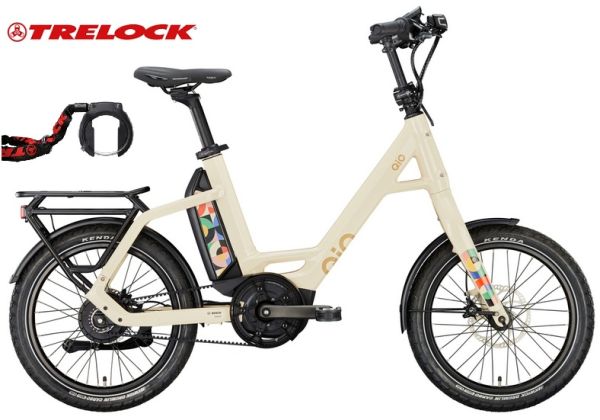 Qio EINS P-E Art Line 500Wh Performance Line Rahmenschloss und Steckkette