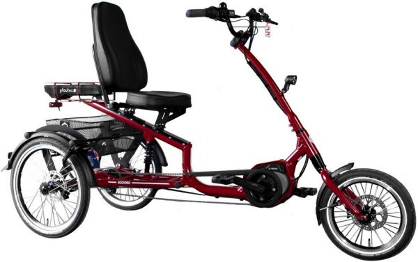 PFAU-Tec Scoobo KS Elektro Dreirad purpurrot