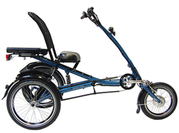 PFAU-Tec Scootertrike Elektro Dreirad 7-Gang Rücktritt 482Wh Akku