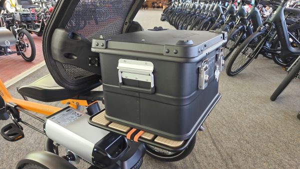 Alu Box 30l mit Deckel für vanRaam Easy Rider-3 Gepäckträger 44x34x27cm