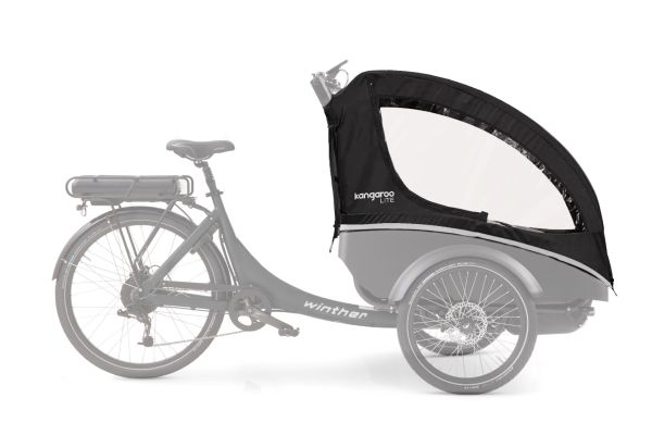 Kangaroo Lite-​Verdeck - Schwarz ohne Stangen