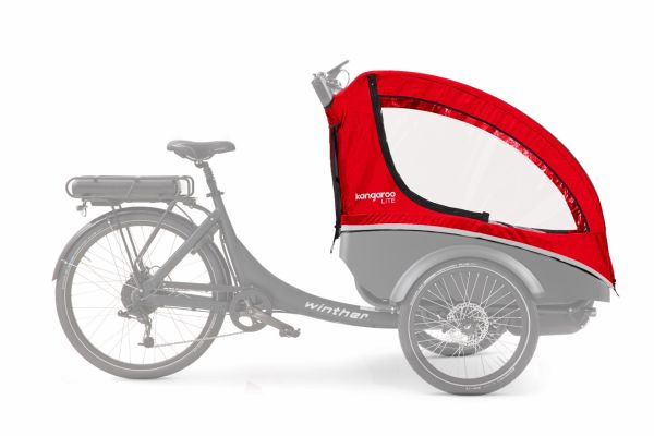 Kangaroo Lite-​Verdeck - Rot ohne Stangen